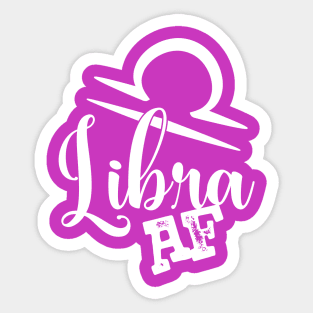 Libra AF Sticker